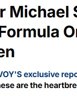 13年了！英媒：车王舒马赫不再长期卧床 目前能借助轮椅活动