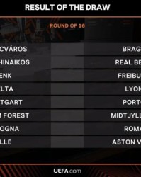 九游官网-欧联&amp;欧协16强抽签：维拉对阵里尔，罗马打响内战